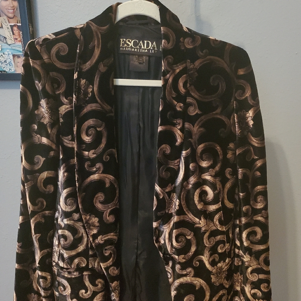 Escada Velvet Blazer